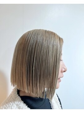 グリンプス 大濠店(Glimpse) ボブ 酸性ストレート