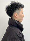 フェードカット ショートヘア メンズパーマ