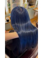 クレア 茅ヶ崎(CREA)&nbsp;ブルーブラック/ダブルカラー/ブリーチ