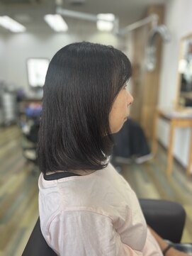 ルポ(repos) 小顔レイヤー白髪染め髪質改善40代50代60代酸性ストレート新清洲