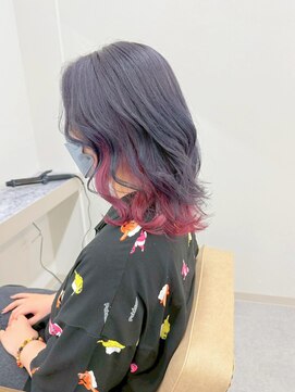 エトレ(etore) パープルアッシュ×インナーピンク