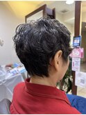 襟足タイトショートスタイル
