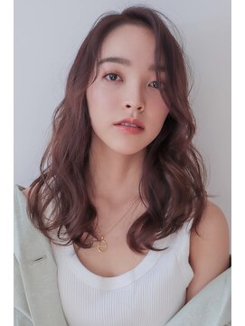 ポイントファイブバイソレイユ 小松店.5 by SOLEIL) ロングコテ巻きふんわりフェミニンヘア