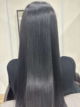 水素 髪質改善 × 地毛風カラー