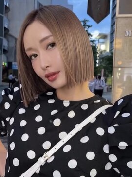 ラキング ギンザ トウキョウ(LAKING GINZA) くびれヘア/アプリコットオレンジ/夏/ハイライトカラー[銀座駅]