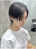 ボブウルフハッシュカットショートウルフボブ小顔カット