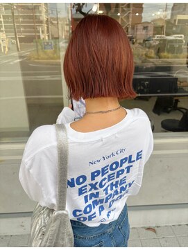 ミル(mir) タッセルBOB / 秋めきオレンジ