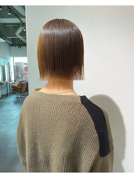 ゴカンムード(Gokan mood) 髪質改善白髪ぼかしインナーカラー縮毛矯正ブリーチハイライト