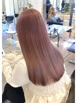 サンクプロジェクト(cinq PROJECT)&nbsp;原宿韓国ピンクベージュカラーミルクティーピンクダブルカラー