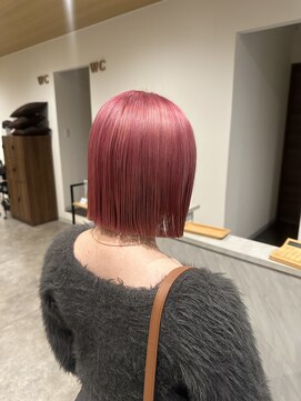 ビスポーク(BESPOKE) ブリーチ1回桜ピンク