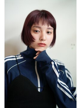 エレン 向ヶ丘遊園 登戸(ELEN) ぱっつんワイドバングオン眉ミニボブレイヤーボブ向ヶ丘遊園登戸