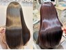 【新規様☆平日限定！！】カット＋透明感カラー＋髪質改善TR　￥5990