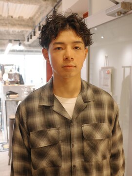 ノル 栄矢場町(nol) センターパート×ランダムパーマ