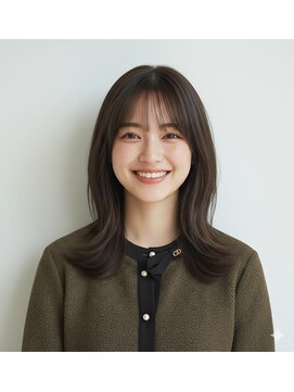 ライクバイコトナ 越谷(RIKE by kotona) ミディアムボブ髪型20代30代40代前髪あり前髪なし面長丸顔越谷