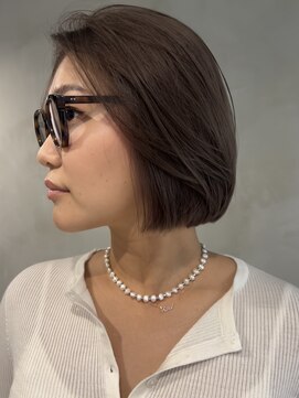 グラフ ヘアーズ ラボ graf hair's lab 大人ボブ/透明感ブラウン