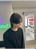 【BLEACHi稲荷】センターパートウルフ/静岡メンズ