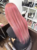 ヘアーデザインルアナ(Hair design Luana.)&nbsp;ピンクカラーシールエクステ