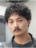 渋谷緩めアクティブショートルーズショートパーマツイストパーマ