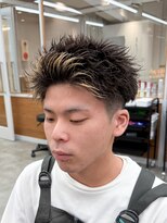 ルースト 南堀江店(ROOST)&nbsp;MEN’S/リバースセンターパート/ニュアンスパーマ/南堀江