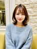 カット+白髪染めリタッチ+頭皮のトリートメント¥5900