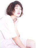 【Ash自由が丘/坂本哲也】ベビーショートバング×無造作ボブ