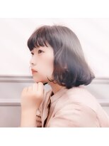 サロンボンジュール(salon Bonjour)&nbsp;【Bonjour!】大人ピンクのショートボブ