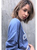 リマ(RIMA)&nbsp;【RIMA】 外国人風☆アッシュベージュと質感ボブ