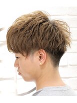 ヨシザワインク プレミアム 横浜 桜木町店(YOSHIZAWA Inc. PREMIUM)&nbsp;【ヨシザワ横浜】ハイトーン刈り上げツーブロックマッシュ