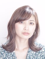 アフロディーテ 銀座(APHRODITE GINZA)&nbsp;黒髪/グレーベージュ/レイヤーロング/前髪パーマ/銀座