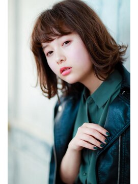 トワイスアップ(TWICE UP) ミディアムスタイル/モカブラウン/ニュアンスカラー /夏カラー