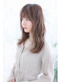 外国人風グラデーション無造作エアリーカール