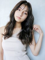 アイティー バイ アルバム 中野店(IT by ALBUM) セミウェットウェーブ_ハイライトカラーオリーブカラー_27890