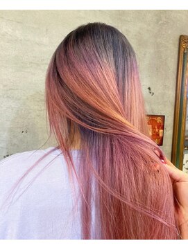 アティック ヘアーデザインアンドリラクゼーション(attic hair design&relaxation) ピンクパープル