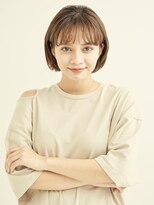 エンタク 新宿(enntaku)&nbsp;マロンベージュ/Aライン/かきあげ/くすみカラー[新宿駅西口]49