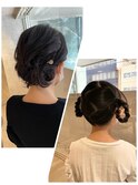 20代30代40代☆親子でヘアアレンジ☆浴衣ヘアスタイル♪