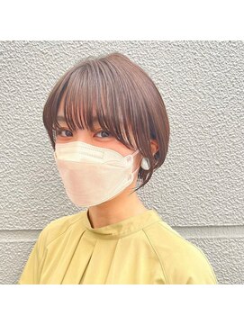 エストアール フクオカ 福岡博多店(est-r. Fukuoka) くびれショート/大人ショート/透明感カラー