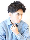【 Ｉ. 】スーツ　短髪ツーブロック　束感　モテる黒髪　川口