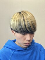 スウェル ジャンティ(SWELL gentil)&nbsp;重めマッシュ　アウターカラー　ブリーチ