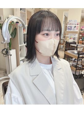 美容室 パルス 静岡鷹匠店(PALS) ショート 切りっぱなしボブ 髪質改善