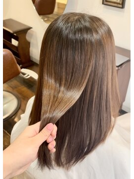 リュクスフォーヘアー アヴェダ(LUXE for hair AVEDA) 30代女性×酸性ストレート×AVEDA最高級トリートメント