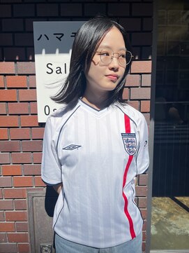 ハマモト 地毛風カラー ストレート