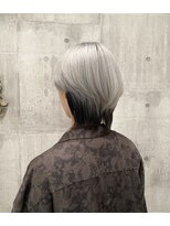 ビスポーク(BESPOKE)&nbsp;ホワイト×ブラックセクションカラー