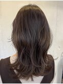 ナチュラルグラデーションの王道可愛いチョコレートブラウン