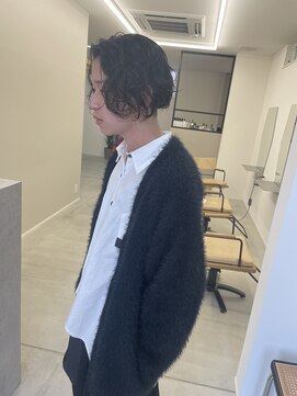 ドットサイン(.CYEN) メンズニュアンスウェーブボブ