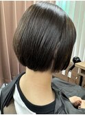 重めスッキリショートボブTELA HAIR取手