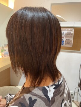 クララ ジャパン みらい平店(CLALA JAPAN) 縮毛矯正×長めショート