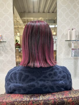 キャパジャストヘアー(CAPA just hair) ピンク×ハイライト