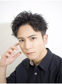 ベリーショート アップバング ツイストパーマ ツイスパ