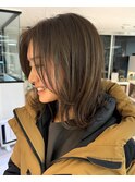 olive greige × 結べるボブ★