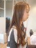 【艶髪カラー】カット＋カラー＋カシミヤトリートメント＋スパ　　￥22000⇒